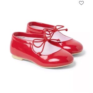 Red Kids Ballet Flats